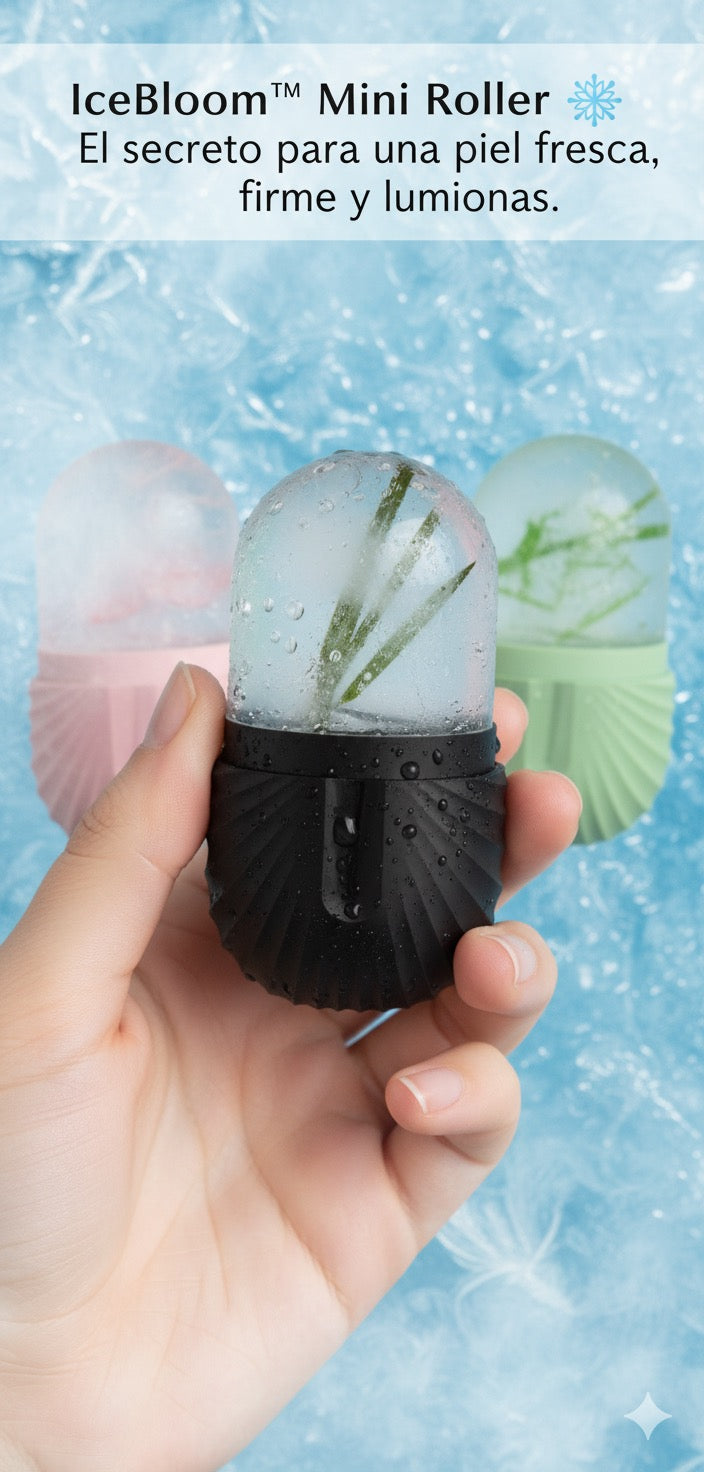Mini Ice Roller GlacioGlow™ – Cuidado facial criogénico revolucionario